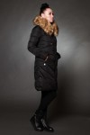 Женская куртка зимняя 8715 искусственный мех